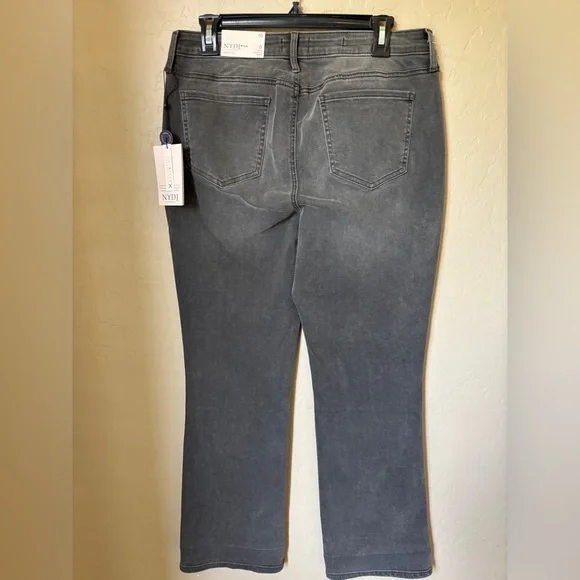 NYDJ Castle Hill Ankle Length Barbara Bootcut Gray Jeans Women's Size 10 New - Picture 2 of 7